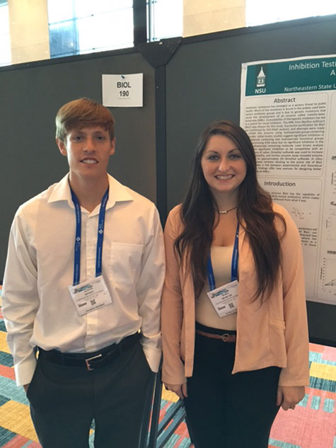 Austin Dinkel and Mara Demuth, presented at the American Chemical Society