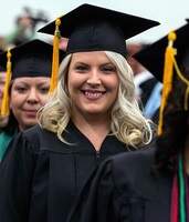 Student wearing graduation cap