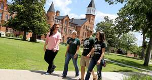 future students touring northeastern state university