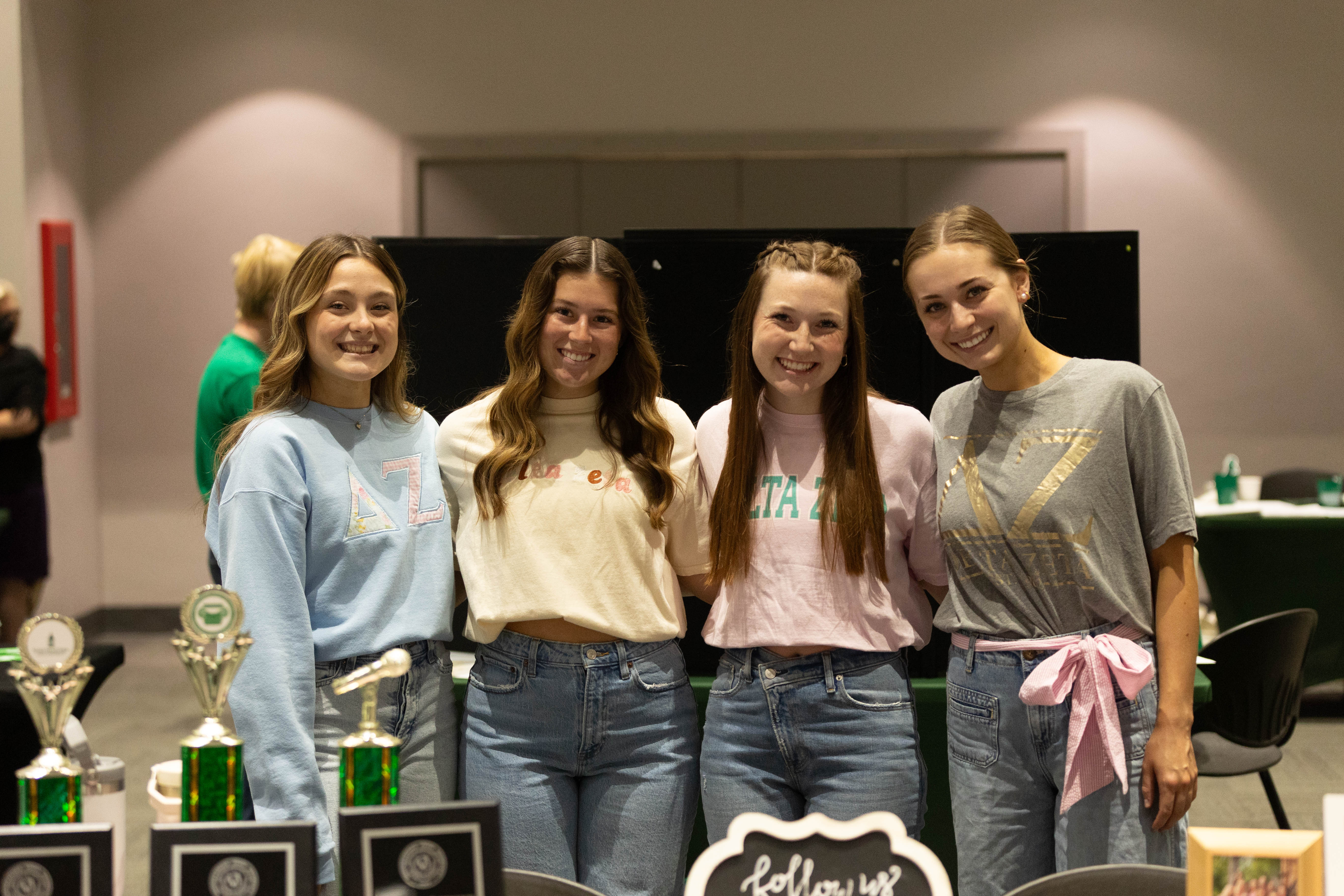 Riverhawk rally 24  4 girls standing together