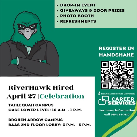 RiverHawk Hired Celebration NSU-Tahlequah