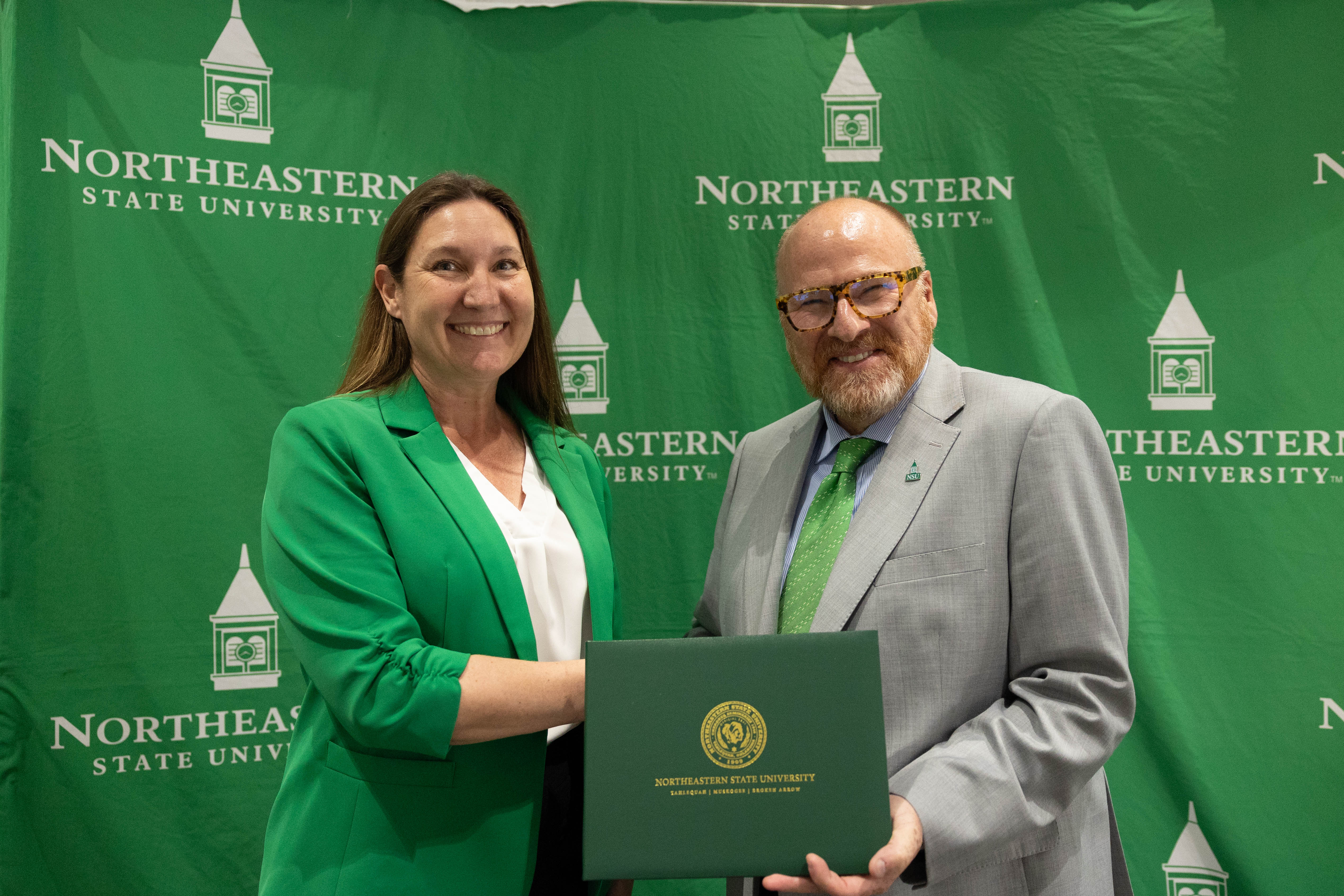 Model the Way Dr. Jessica Martin and President Hanley