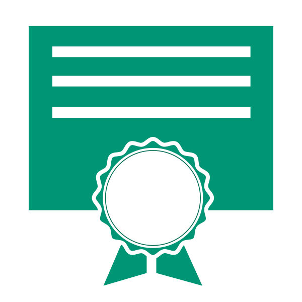 Digital Badge Certification Icon