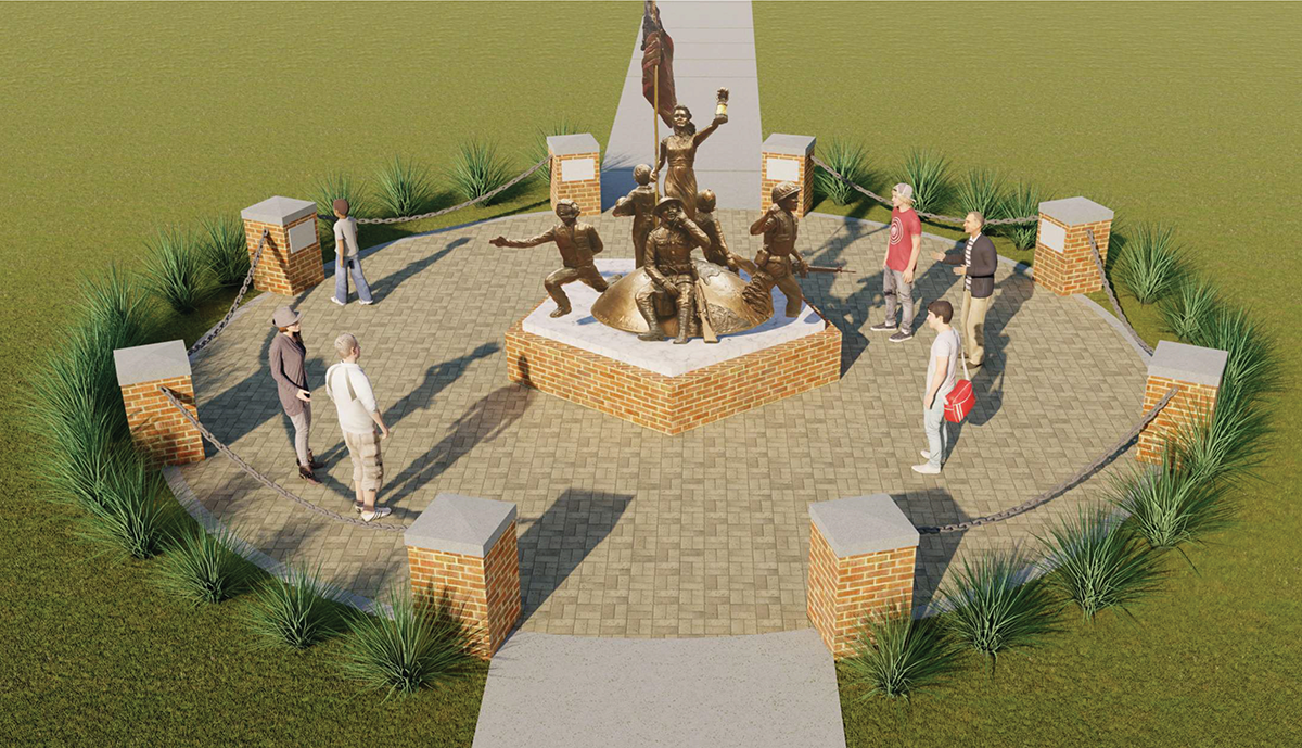 Veteran's Monument & Plaza Dedication
