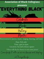 Association of Black Collegians - 'Everything Black'