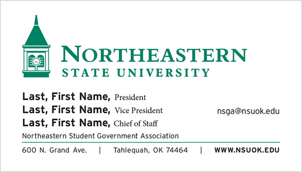 nsga business card