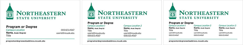 program degree single 2 and 3 campus options