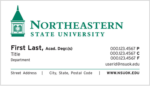 split campus business card
