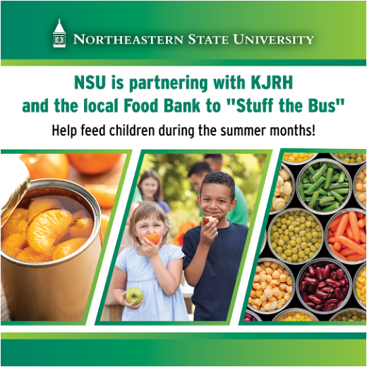 KJRH Local Food Bank social graphic Example of using an image in an email example - KJRH Local Food Bank social graphic