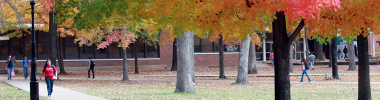 students in front of CASE building 