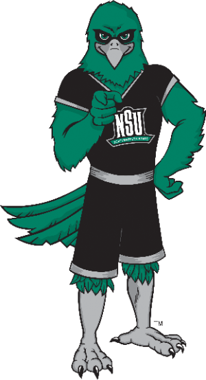 Mascot Marks - Rowdy River Hawk Pointing Smiling