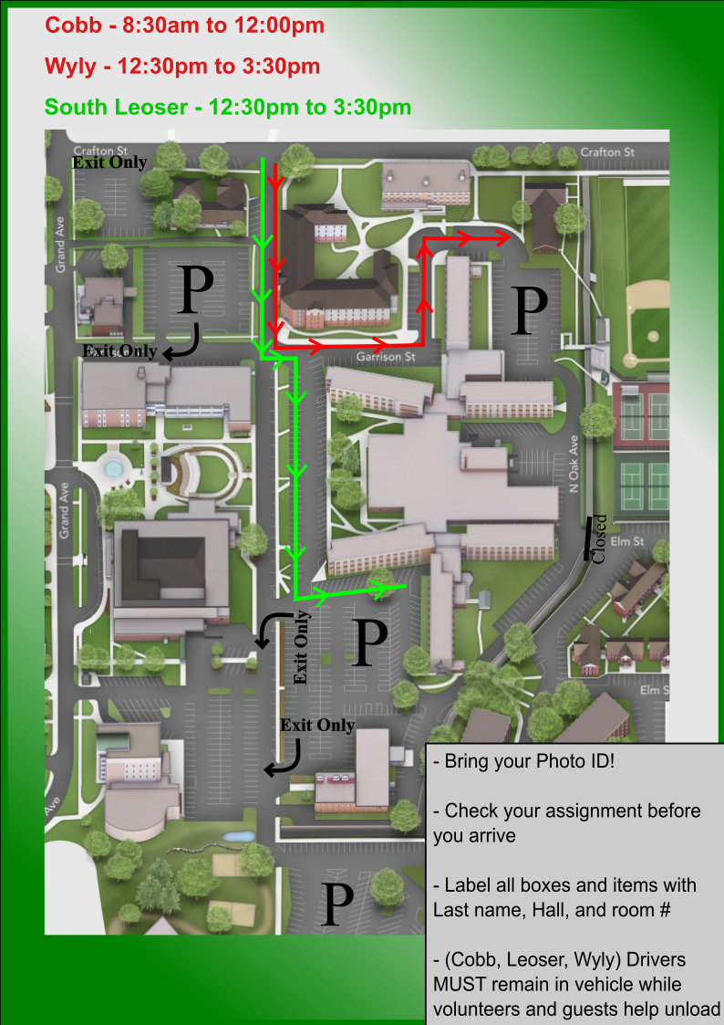 Image of Move In Day Map