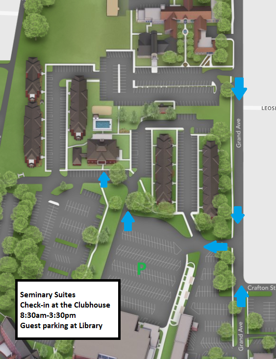 Suites Move in day map