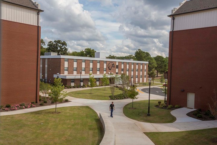 Image of Wyly Hall from Cobb Hall