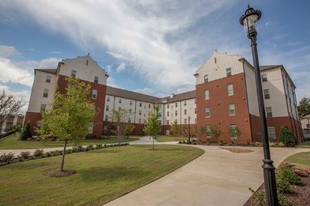 View of Cobb Hall from Wyly Hall