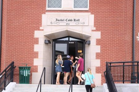 Front entrance of Cobb Hall